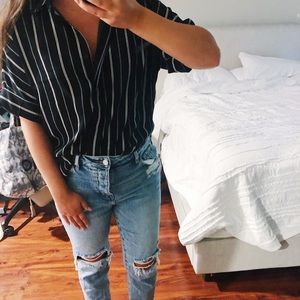 ☆ STRIPED DOLMAN SHIRT ☆